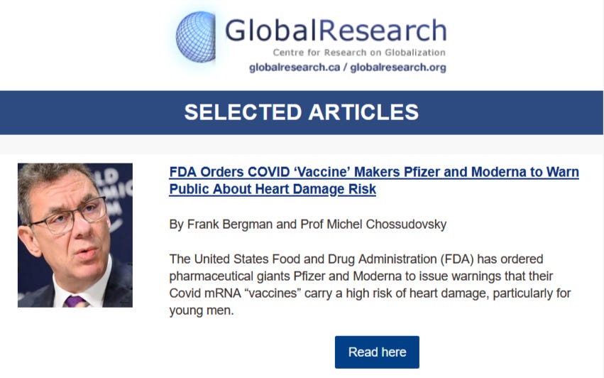 FDA Orders COVID ‘Vaccine’ Makers Pfizer and Moderna to Warn Public About Heart Damage Risk