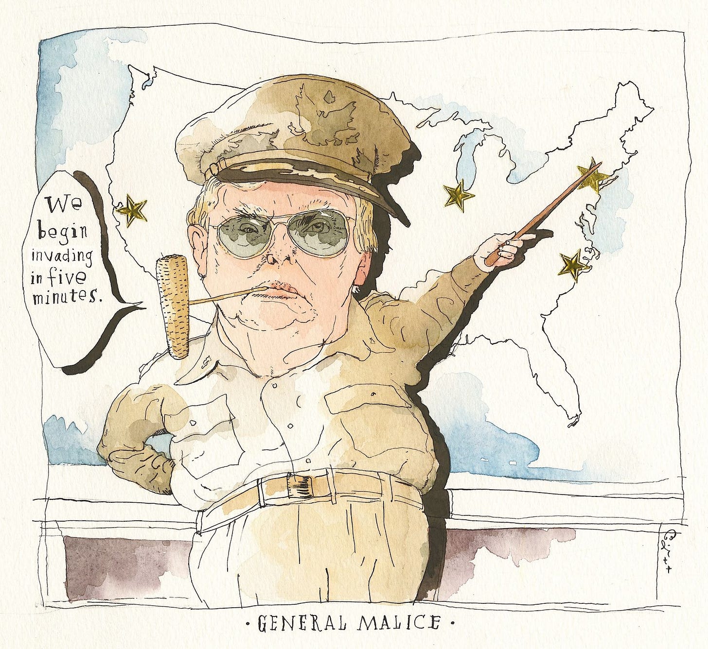 Donald Trump outlines his plan for invading U.S. cities. Donald Trump outlines his plan for invading U.S. cities.