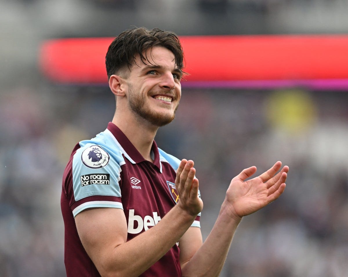 West Ham reconsider Declan Rice transfer stance