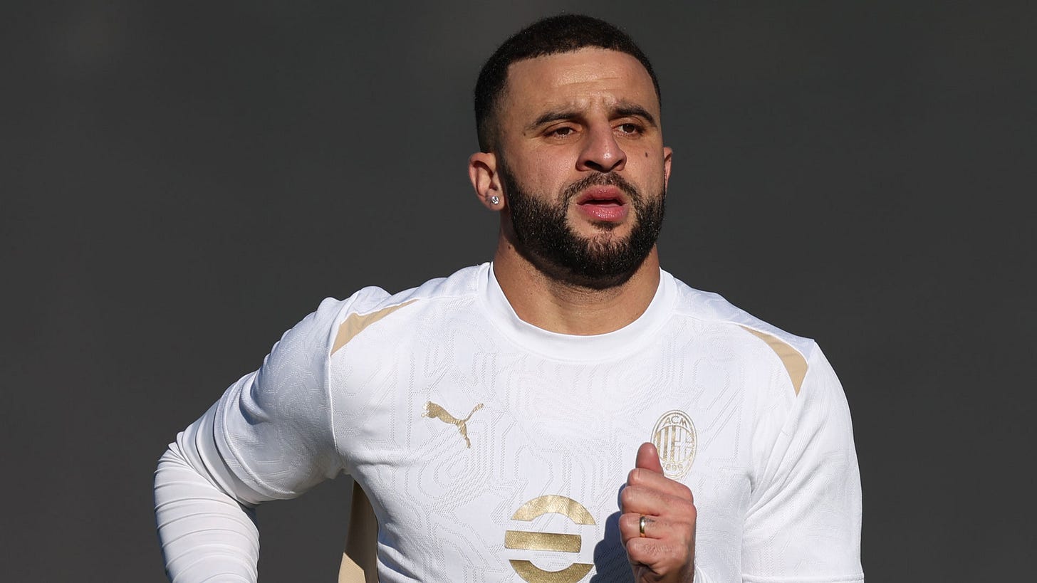 Kyle Walker facing AC Milan baptism of fire with Serie A giants in an ...
