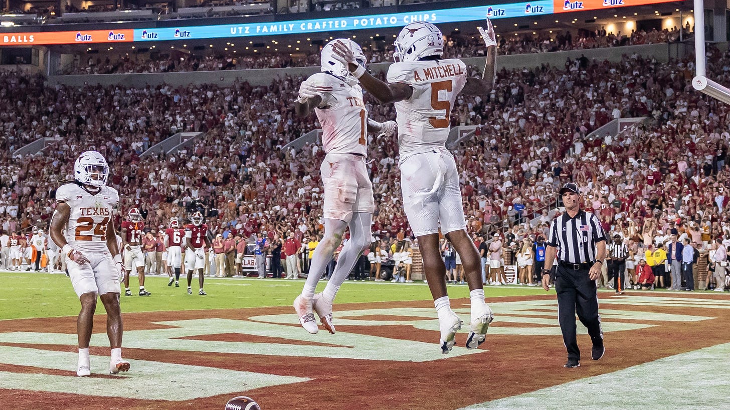 Hook 'em Horns! No. 11 Texas, Ewers pull off 34-24 victory at No. 3 Alabama  | WFXRtv