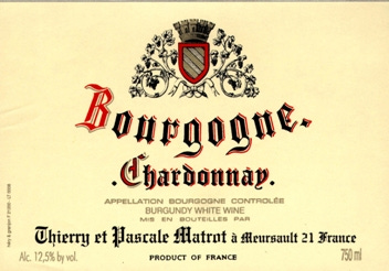 Matrot Bourgogne Chardonnay 2008