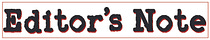 Editor's Note