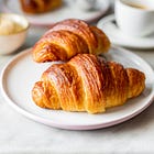 Weekend baking project. Italian croissants