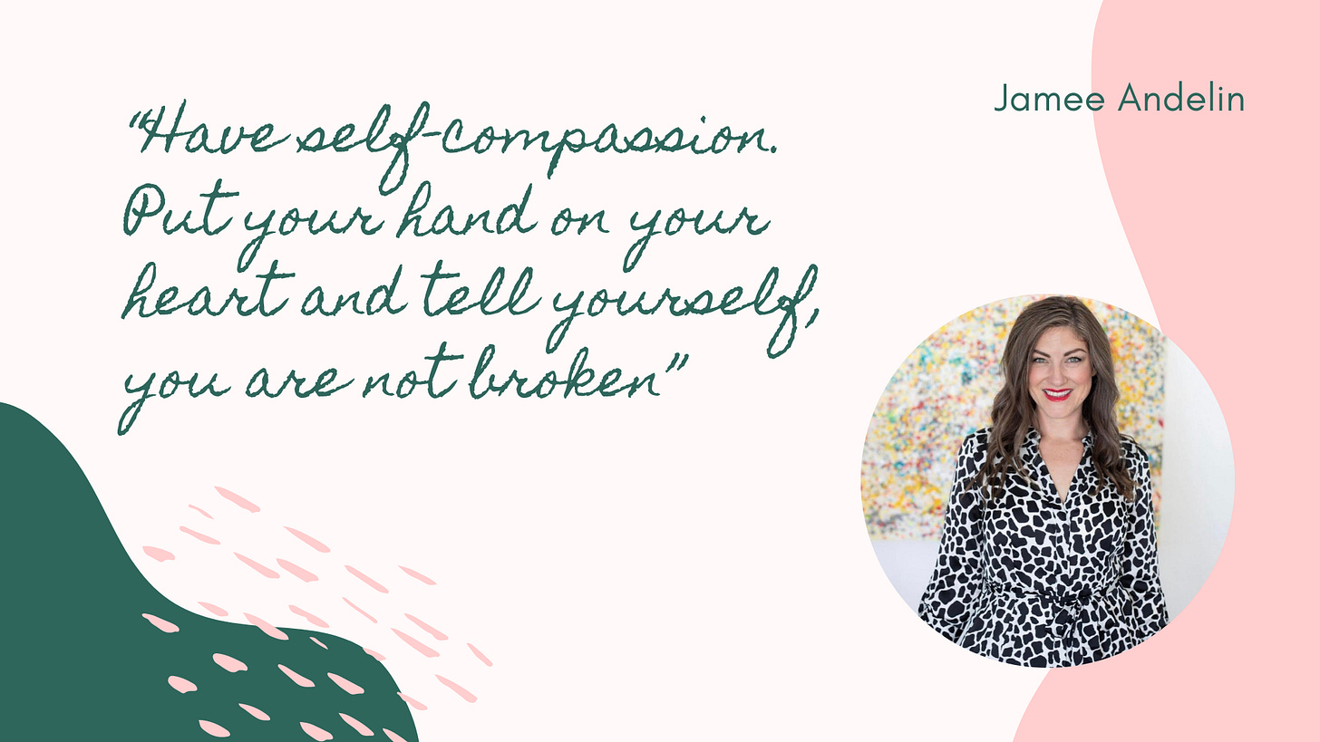 What Jamee Andelin tells the world