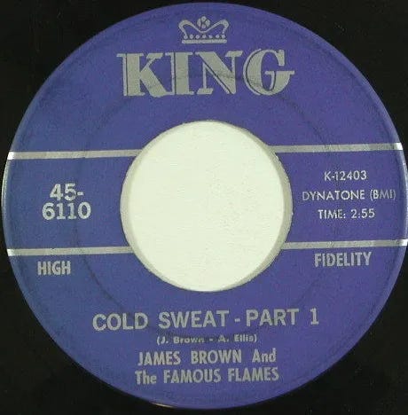 Cover art for Cold Sweat (Parts 1 & 2) by James Brown and The Famous Flames