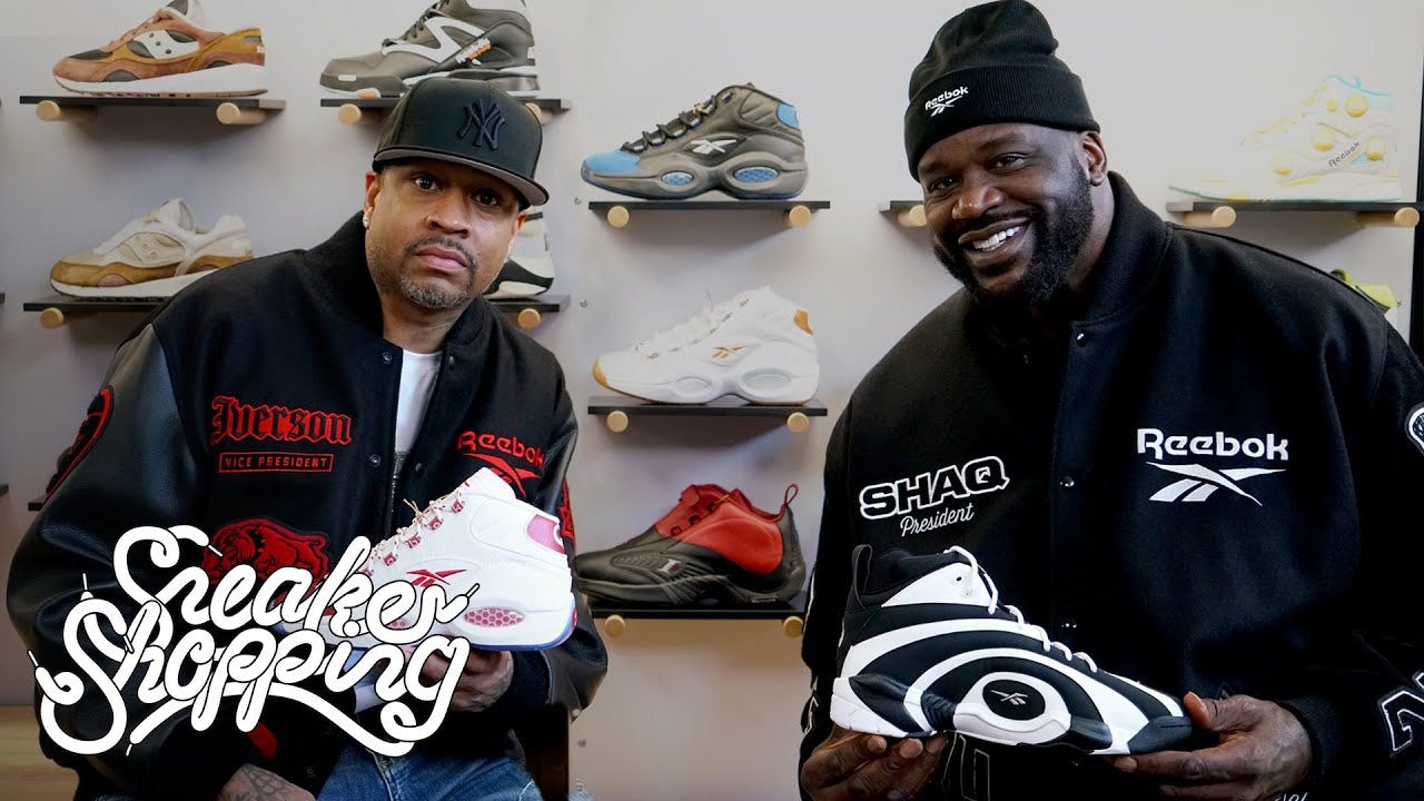 Shaq And Allen Iverson Go Sneaker Shopping With Complex - Frank151.com