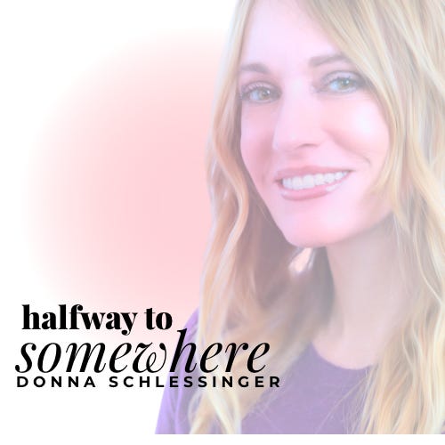 Halfway to Somewhere by Donna Schlessinger (The Real Goldie) logo