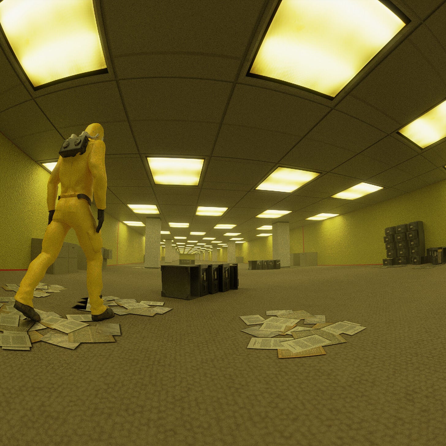 ArtStation - The Backroom - The Beginning