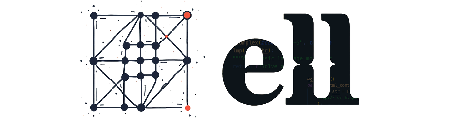 ell logo that inverts based on color scheme