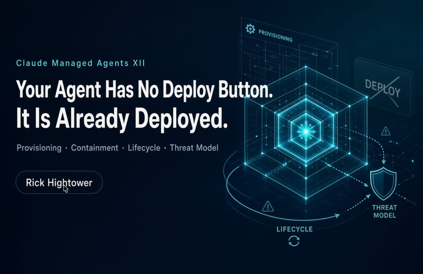 Claude Managed Agents XII: Your Agent Has No Deploy Button. It Is Already Deployed.
