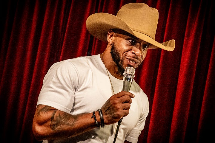 Fonzo Crow had the crowd rollin'