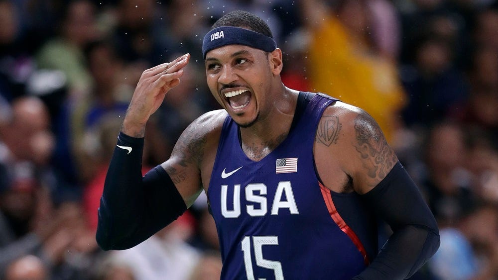 Carmelo Anthony draws criticism but continues dominating Rio Olympics 2016 images Carmelo Anthony draws criticism but continues dominating Rio Olympics 2016 images