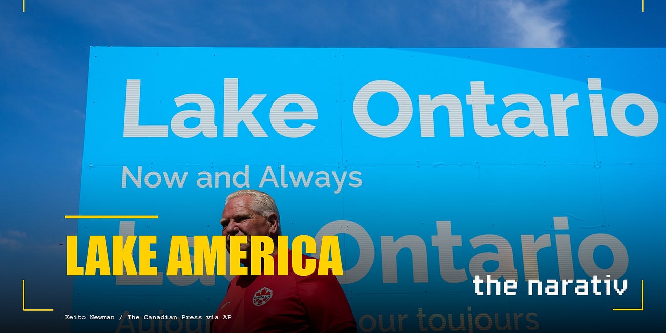 Trump Claims Most Of Lake Ontario's Water