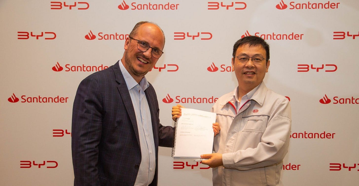 BYD and Santander to Launch Auto Finance Solutions in Brazil BYD and Santander to Launch Auto Finance Solutions in Brazil