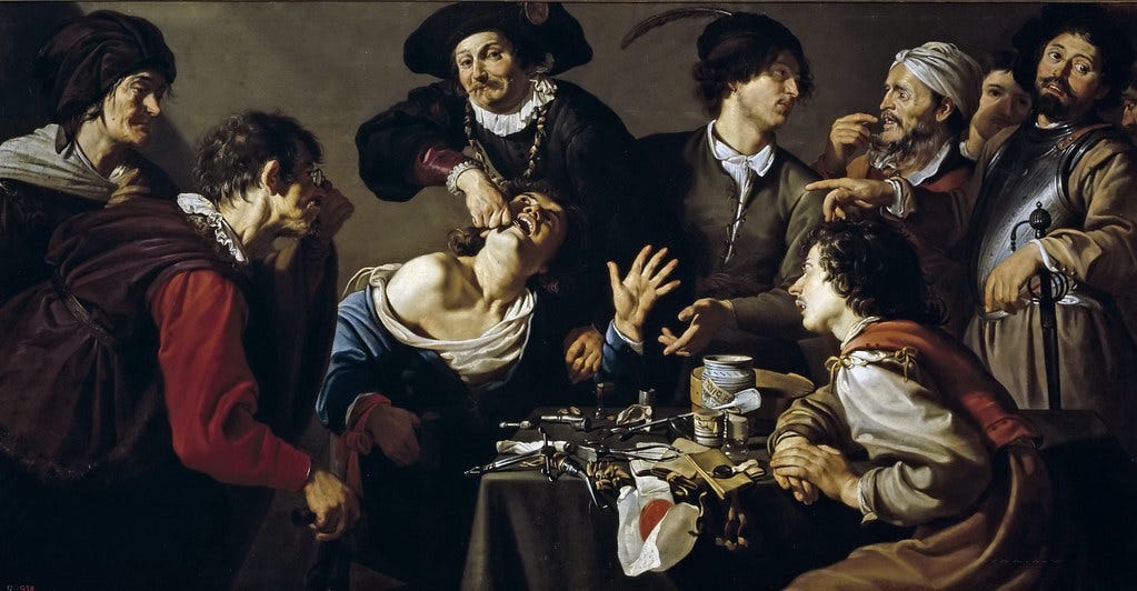 Theodor Rombouts - The Charlatan [1620-25]