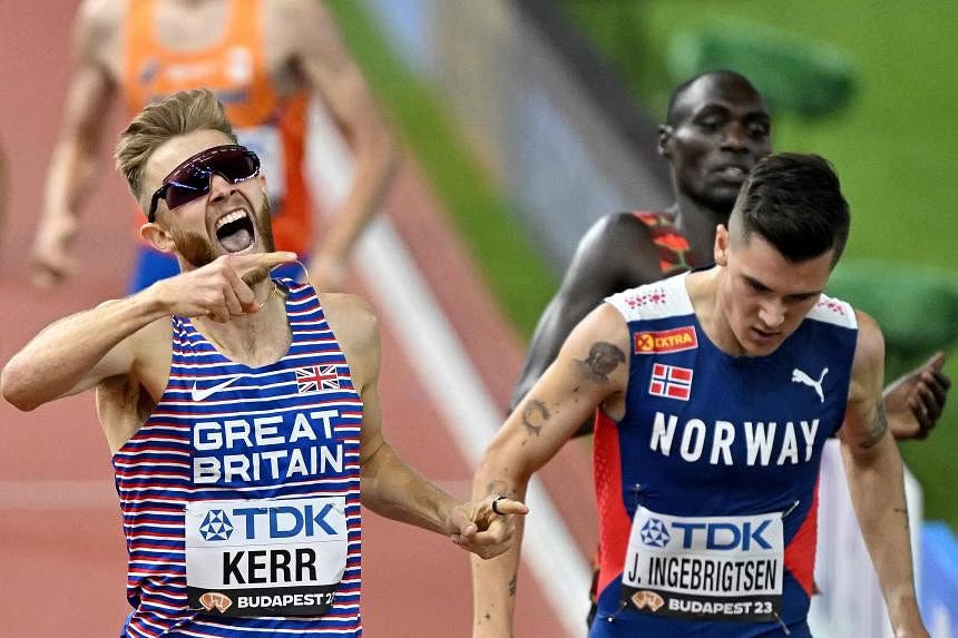 Jakob Ingebrigtsen and Josh Kerr fueling their 1,500m feud at the 2023 World Championships in Hungary Jakob Ingebrigtsen and Josh Kerr fueling their 1,500m feud at the 2023 World Championships in Hungary