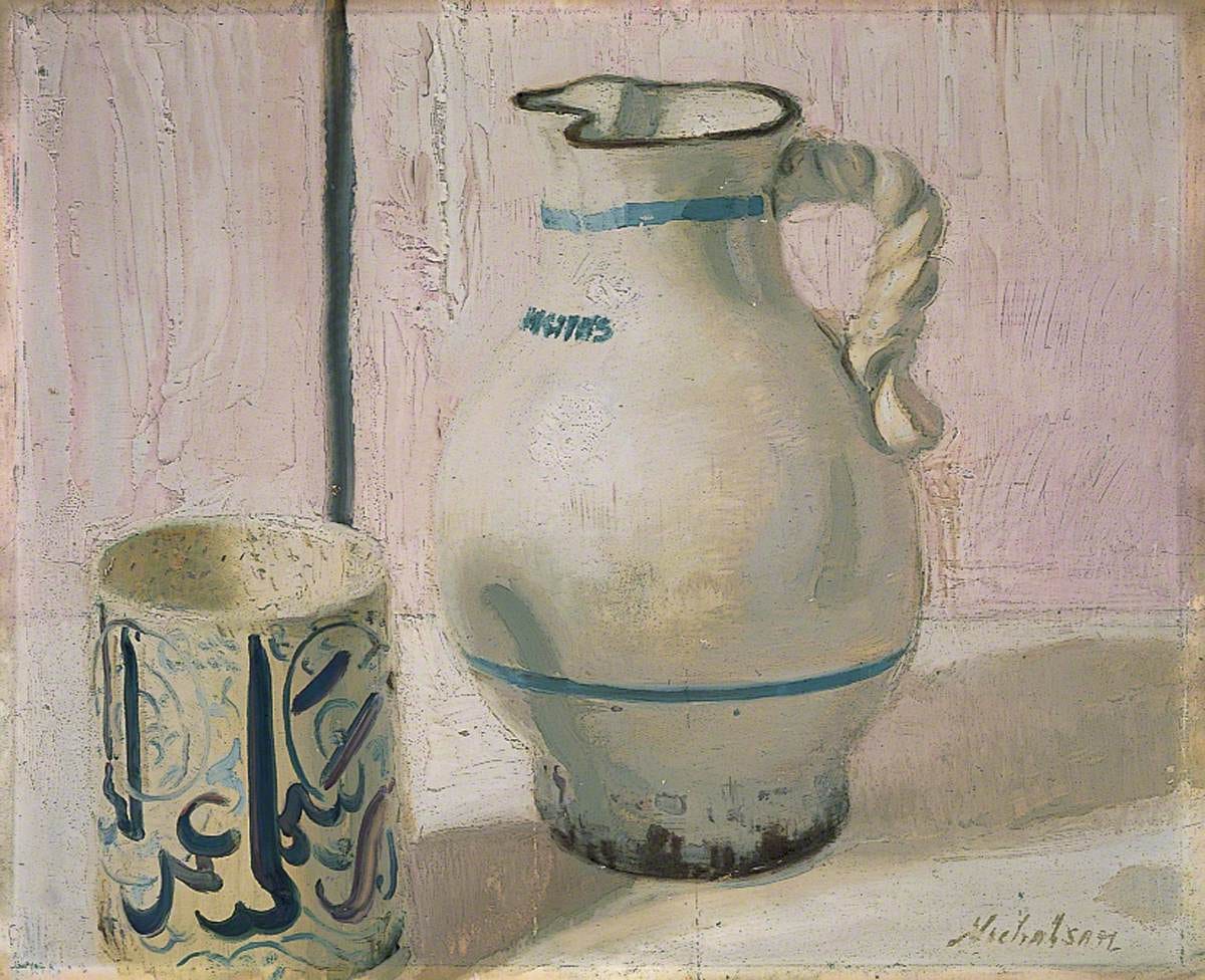 Pink Still Life with Jug