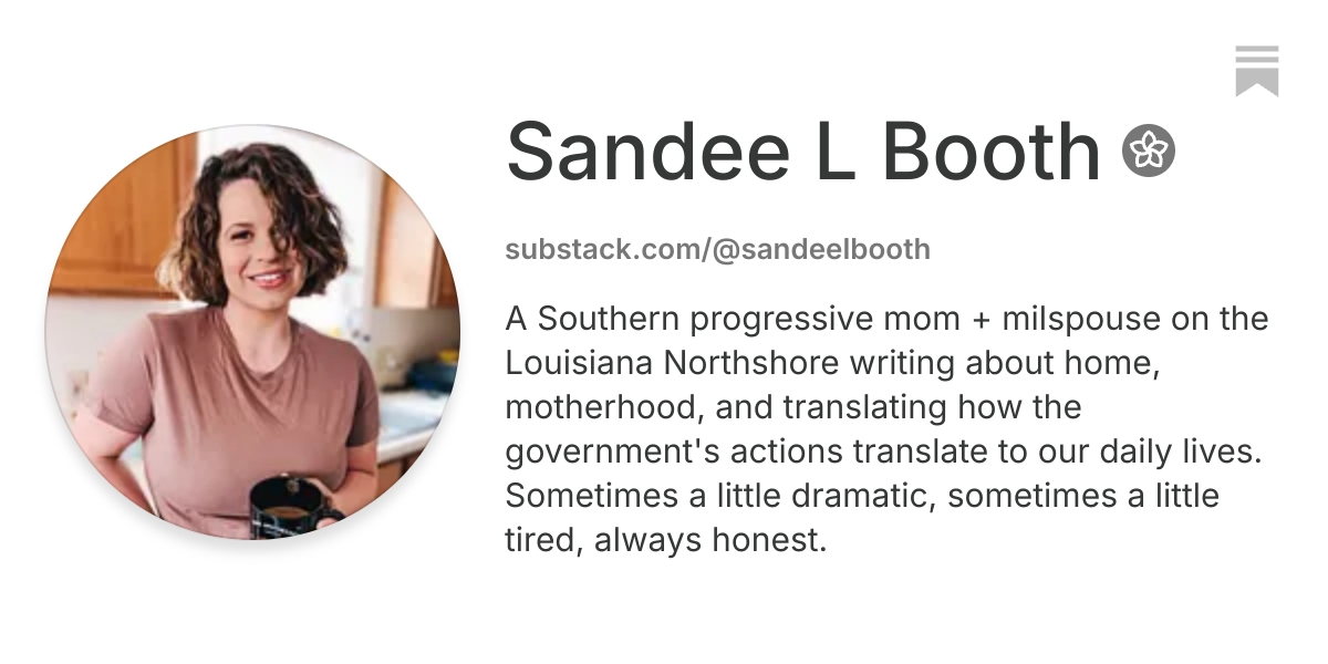 Sandee L Booth | Substack