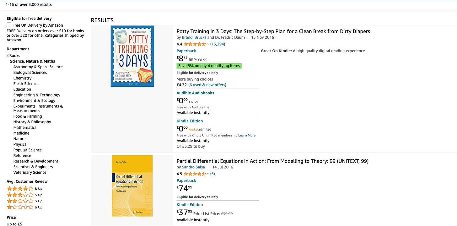 Product list page example