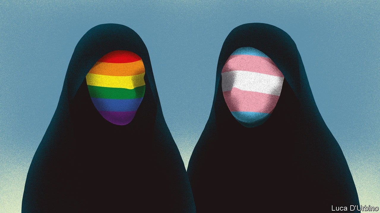 Iranin uskonnolliseen kulttuuriin juurtuneet uskomukset ilmenevät hallituksen äärikonservatiivisena ja aggressiivisena suhtautumisena homoseksuaalisuuteen. Iranin uskonnolliseen kulttuuriin juurtuneet uskomukset ilmenevät hallituksen äärikonservatiivisena ja aggressiivisena suhtautumisena homoseksuaalisuuteen.