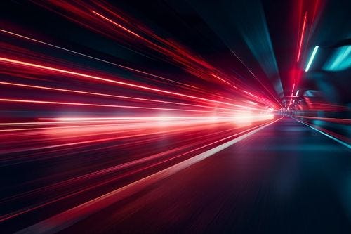 Photo speed technology light concept background wallpaper ai generated image