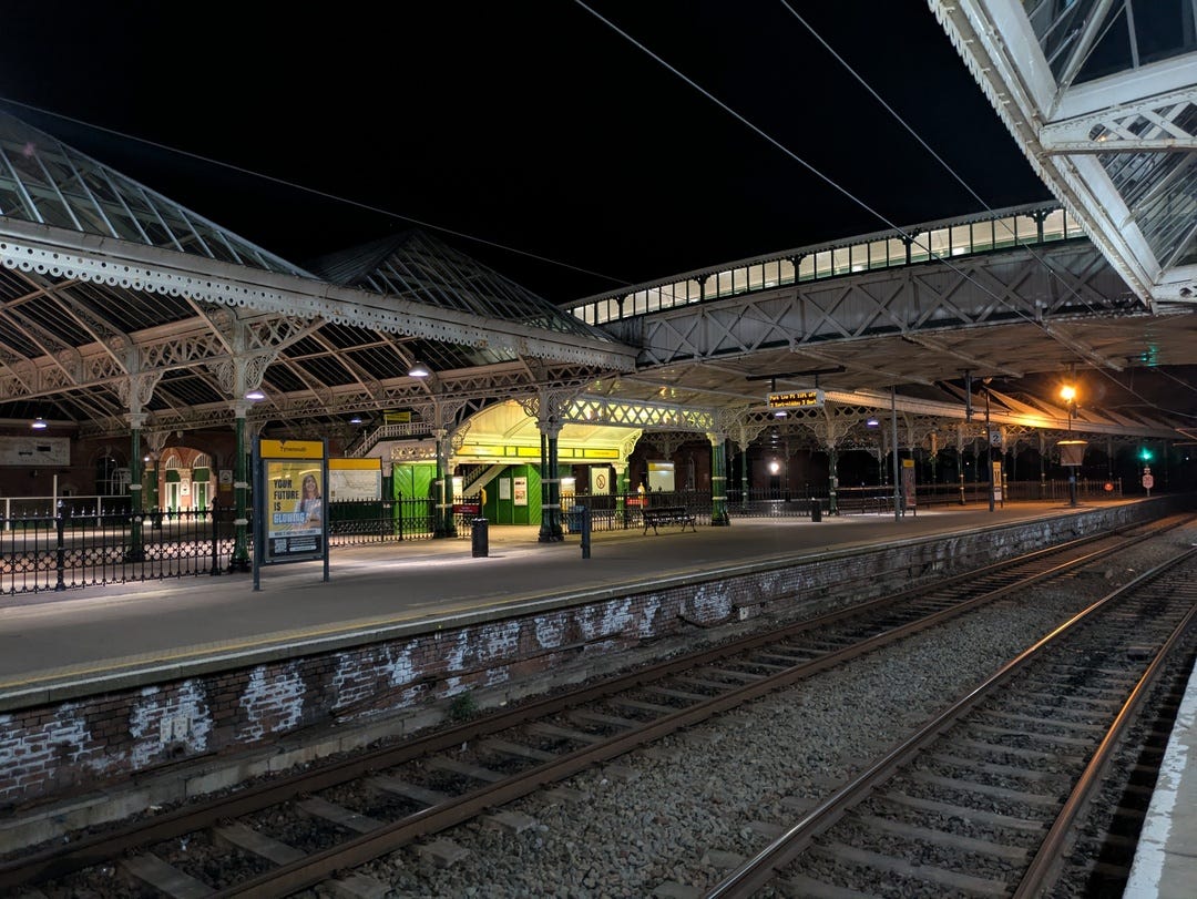 Waiting for the Metro home Waiting for the Metro home