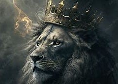 Image result for Deadliest Lion 4k pic with a crown on its head