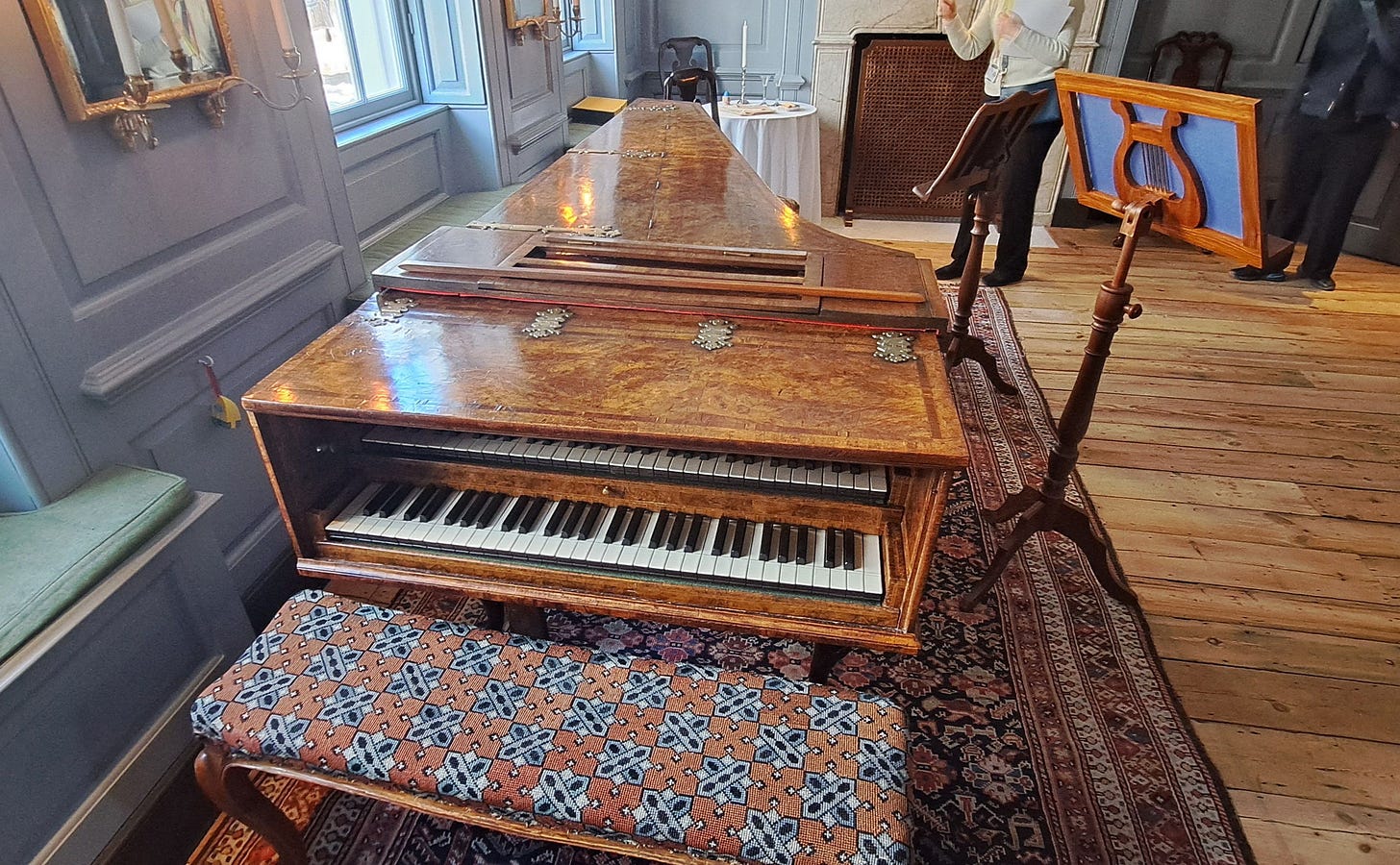 Handel's composing room in 25 Brook St Mayfair