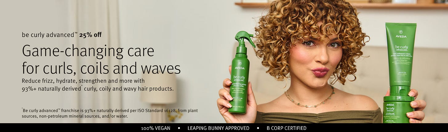 What to think about Aveda's Be Curly Advanced line