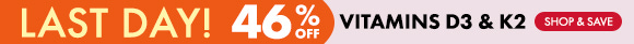 Get 46% Off on Vitamins D3 & K2
