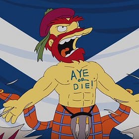 Scottish people are not very good at taking deep breaths...