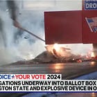 Oregon, Washington Ballot Drop Boxes Set On Fire, Probably Antifa?