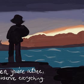 When Solitude Becomes Bittersweet