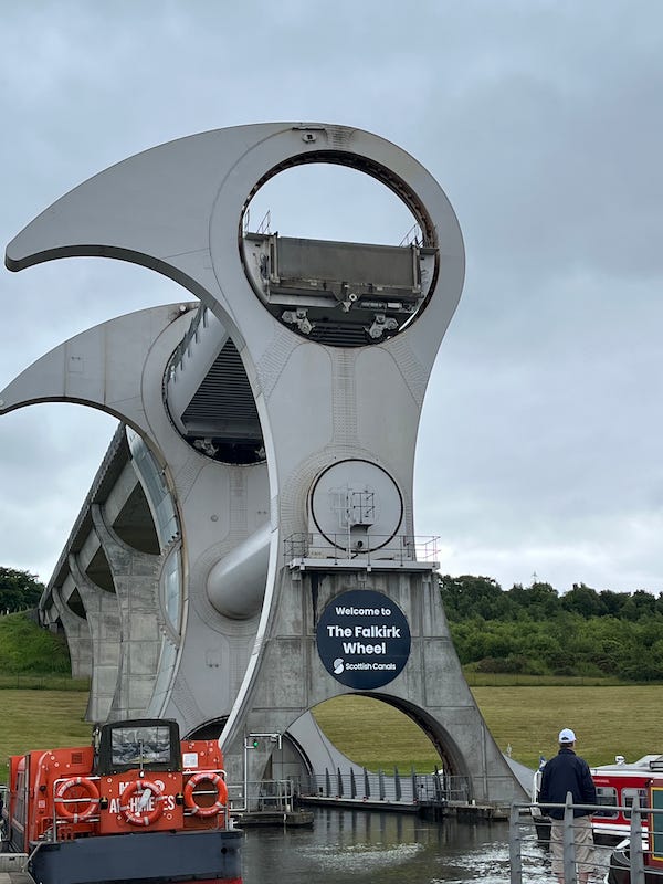 2025-6-24 Falkirk Wheel, photo by author