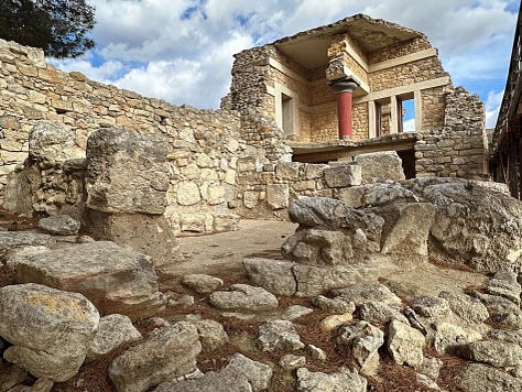 Photos of the Minoan Palace at Knossos