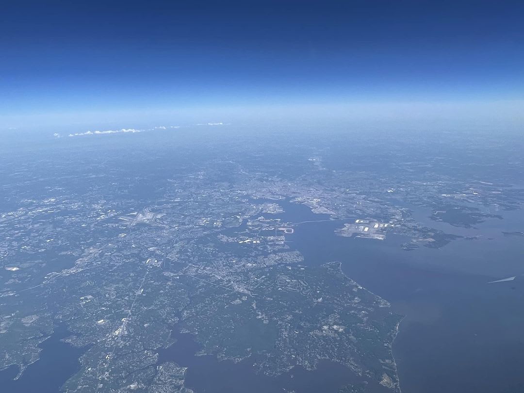 May be an image of horizon