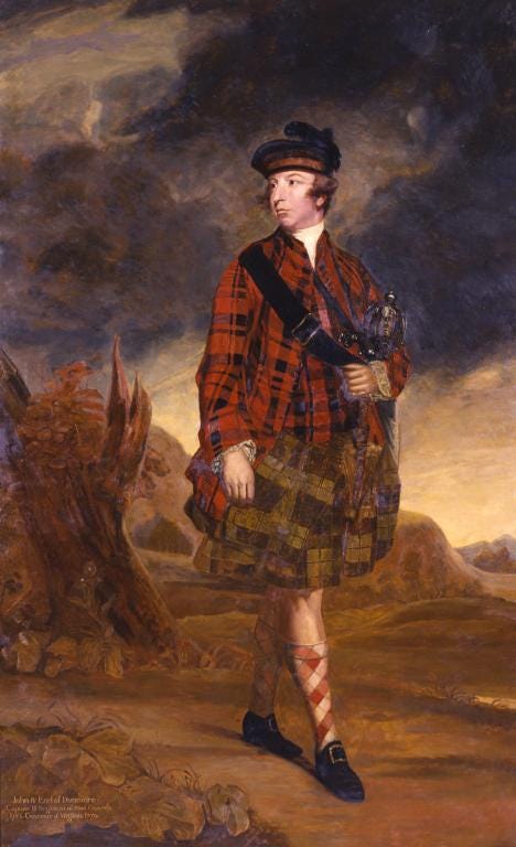 Portrait of the fourth Earl of Dunmore