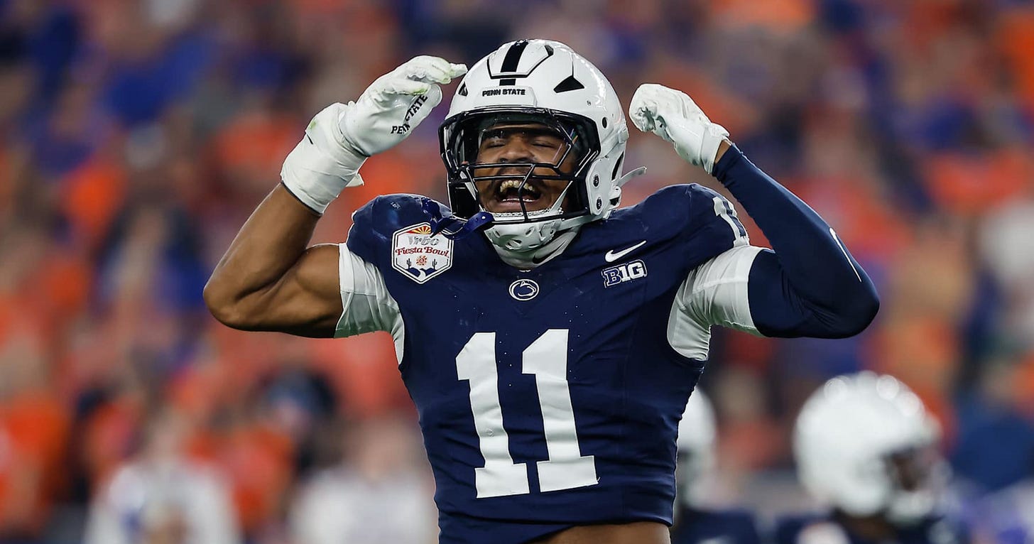 Abdul Carter Declares for 2025 NFL Draft After PSU's Orange ...