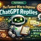 ☕🤖 Tutorial: The Fastest Way to Improve ChatGPT Replies