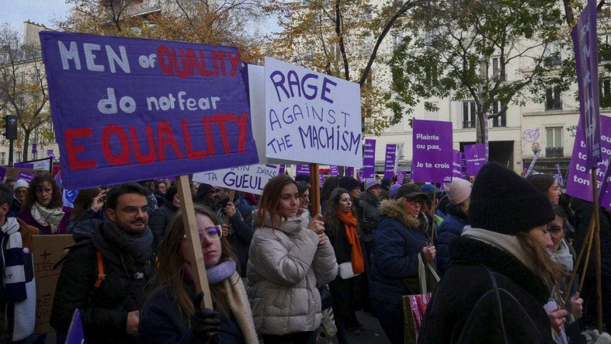 Thousands demonstrate across France and Italy protesting violence against women | Euronews Thousands demonstrate across France and Italy protesting violence against women | Euronews