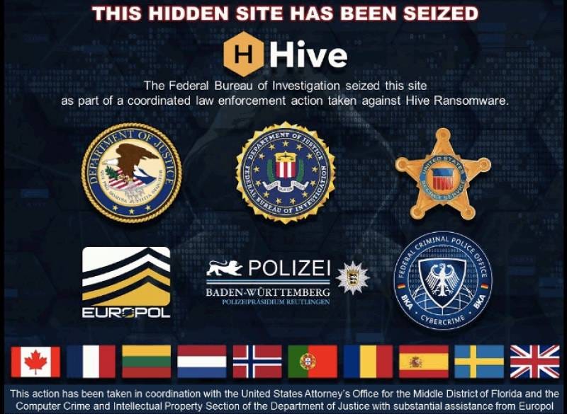 HIVE infrastructure take down
