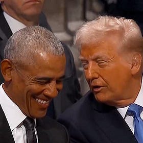 LIP READING TRANSCRIPT: Barack Obama & Donald Trump @ Jimmy Carter’s Funeral