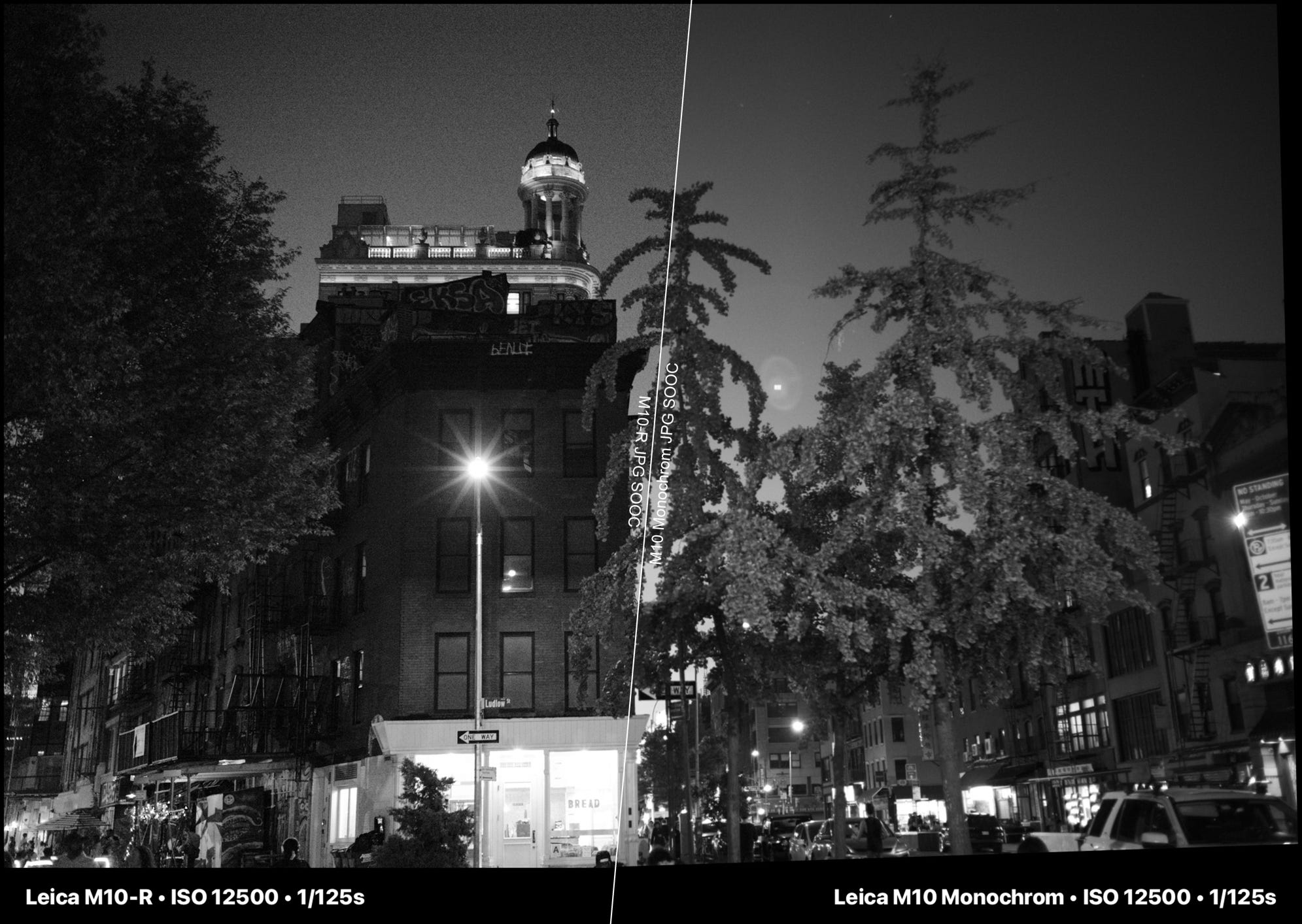 Image comparing the Leica M10-R with Leica Monochrom quality, side-by-side. Image comparing the Leica M10-R with Leica Monochrom quality, side-by-side.