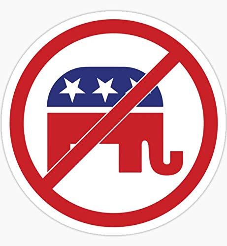 Amazon.com - No Republicans Vote Democrat - Sticker Graphic - Auto, Wall,  Laptop, Cell, Truck Sticker for Windows, Cars, Trucks