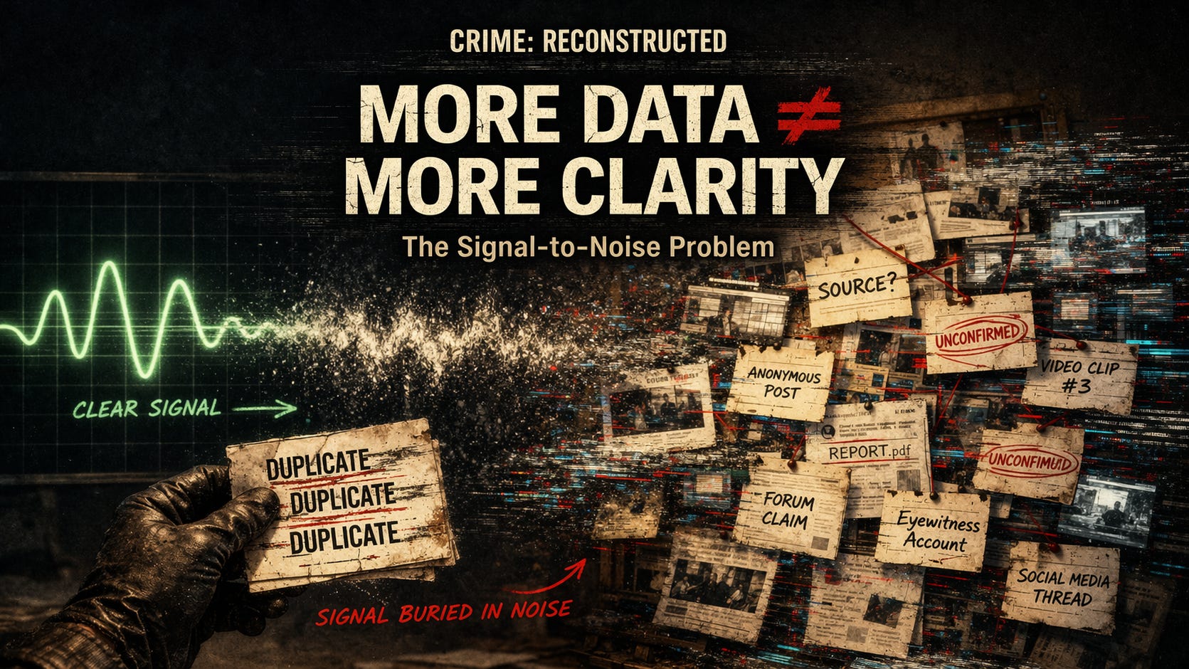 Informational Entropy: When More Data Makes You Blind