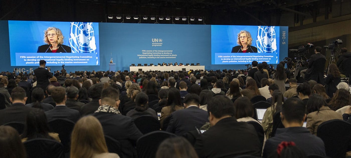 Decisive fifth session of negotiations on a global plastic pollution treaty  opens in Busan