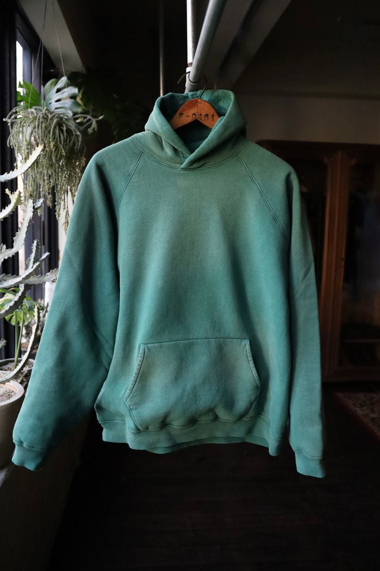 A.PRESSE - アプレッセ Vintage Sweat Hoodie(25SAP-05-06K)GREEN | mark