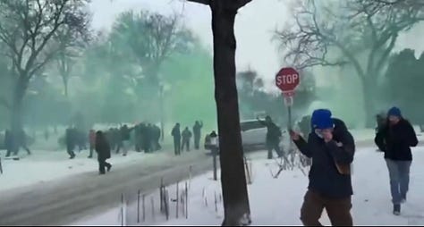 ICE violence and police violence against protesters