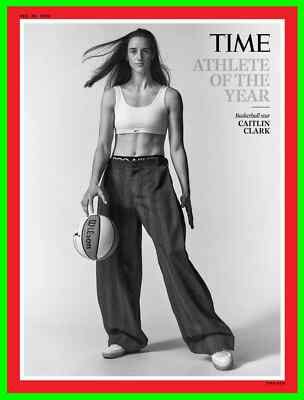 🔥TIME Magazine 2024 Athlete of the Year Caitlin Clark 🔥+ BAG & BOARD🔥IN  HAND | eBay